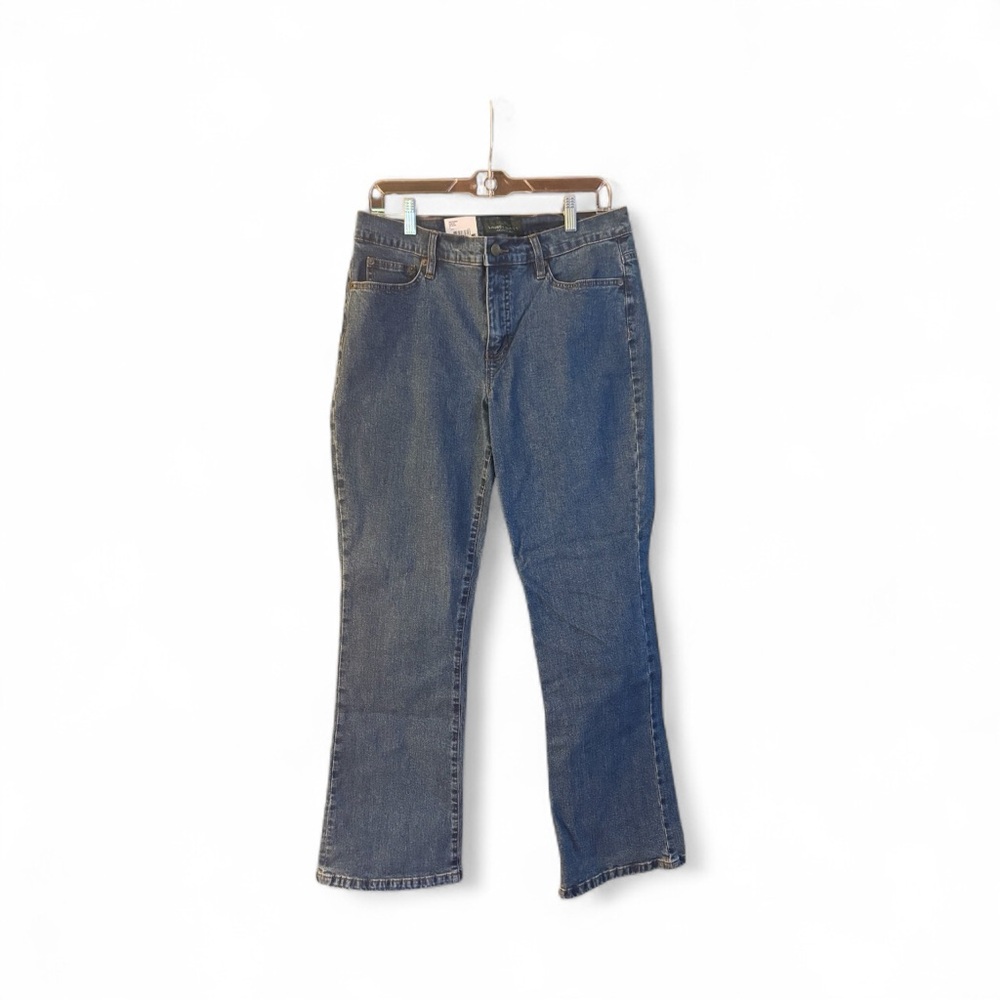 Ralph Lauren Classic Bootcut Blue Denim Jeans Size 8 NWT Length 31
